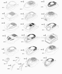 Blower HousingShrouds Diagram and Parts List for  Briggs and Stratton Engine